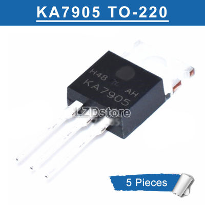 5ชิ้น KA7905ไป-220 7905 KA7905TU TO220 -5V ตัวควบคุมใหม่เดิม