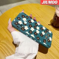 เคส JIUMOO เคส Y5s สำหรับ Vivo Y19เคสโทรศัพท์ซิลิโคนนิ่มลายดอกไม้ดีไซน์ใหม่เคสขอบสี่เหลี่ยมด้านข้างคลุมทั้งหมดป้องกันเลนส์กล้องเคสกันกระแทก