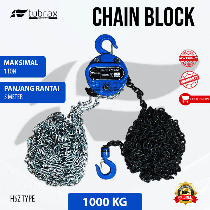 JAPAN Chain Block 1 ton x 5 meter Kerekan Takel Manual Katrol Alat