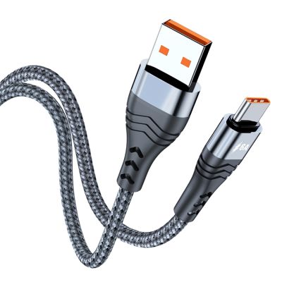 ADC-005 6A USB USB-C / Type-C สาน Fast Charging Data Cable,ความยาว: 2M