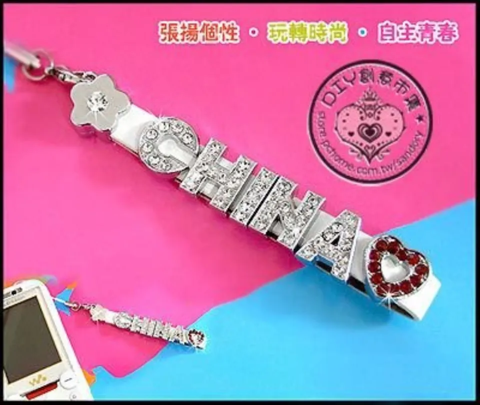 A-Z 8mm Pink Full Rhinestone Slide Letters For Bracelet Making Alphabet DIY  Wristband Pet Collar Keychain Jewelry Women Gift 1pc