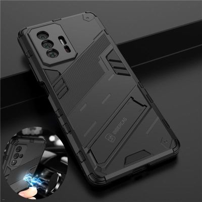 For xiaomi 11t pro case magnetic armor shockproof stand protection back cover for xiaomi 11t mi11t mi 11 t pro xiaomi11t coque