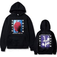 Limited Edition Rock Band Sonic Youth Dirty European Tour 1992 Hoodie Men Vintage Fashion Hoodies Man Loose Oversized Sweatshirt Size XS-4XL