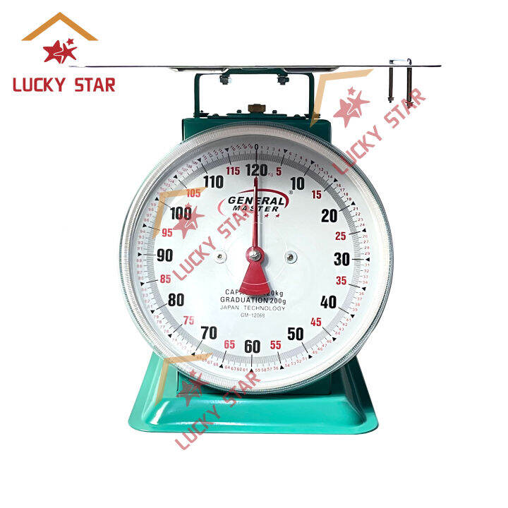GM12068 120Kg Flat Scale General Master Weighing Scale Accurate Table