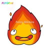 FUYOOHI Exterior/Protection Funny Stickers Calcifer Car Stickers Occlusion Scratch Personality Decals Car Laptop Vehicle Decor Bumper Stickers Decals