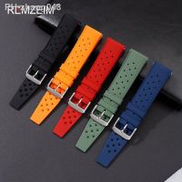 New Breathable Rubber Strap Quick Release Watch Band 18mm 20mm 22mm Replacement Bracelet Silicone Smart Watchbands