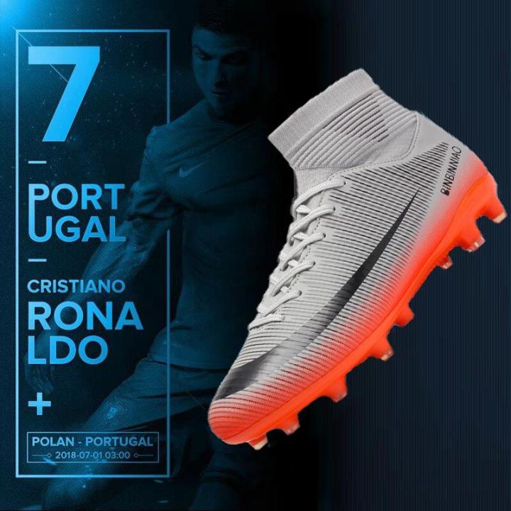 fg-agขนาด-35-45-professionalรองเท้าส้นสููงหญ้าเทียมรองเท้าฟุตบอลรองเท้ากีฬารองเท้าฟุตบอลสำหรับบุรุษและเด็ก