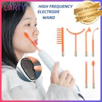 New Upgraded 6 In1 High Frequency Electrode Wand With LED Display Glass Tube Acne Spot Remover Skin Care Face Hair Care Spa Tool