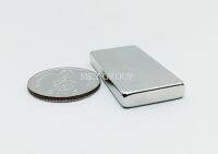 3 ชิ้น แม่เหล็กแรงสูงทรงสี่เหลี่ยม ขนาด Dim W10x L20 x H10 mm N35 Neodymium Magnet แรงดูดสูง ชุบนิเกิล อุปกรณ์สำหรับงาน DIY ติดแน่น ติดทน เก็บปลายทางได้