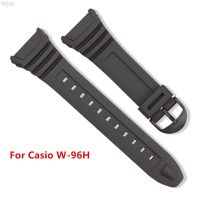 Silicone for W96H Watchband W-96H W-96H-1AV W-96H-9AV Sport Accessories Band