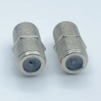 10Pcs F Type Female to Female Barrel Coupler TV Antenna RF Connector Nickel F/F Jack RG6 Cable Extension Coaxia Joiner Adapter