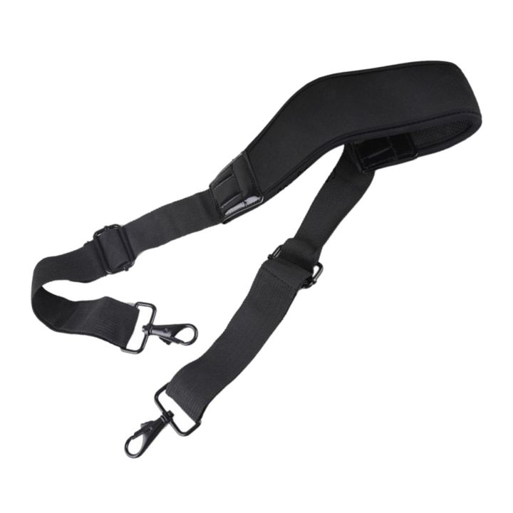 universal-shoulder-strap-belt-durable-black-anti-slip-52inch-soft-with-metal-hooks-thick-padded-for-camera-briefcase-bag-laptop