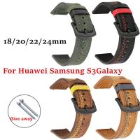 ◆❆☁ 20mm 22mm For Samsung Gear sport S2 S3 Classic galaxy watch 3 41mm 45mm 42mm 46mm active Band huami amazfit gtr Bip huawei gt 2