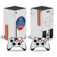 ฝาครอบสติ๊กเกอร์สกินเกม Starfield สำหรับ Xbox ชุด X เครื่องควบคุมและคอนโซลชุดสติ๊กเกอร์ลอกไวนิล X XSX สติ๊กเกอร์สกิน