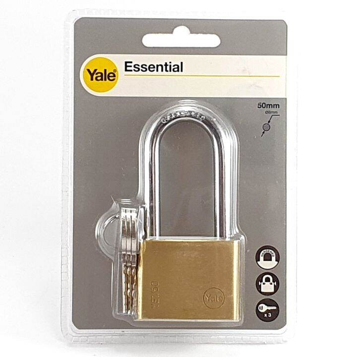 Yale Padlock 50mm Long Shackle Lazada PH
