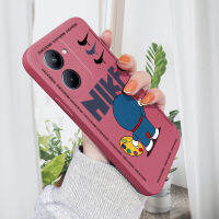 เคส PMP สำหรับ Realme 10เคสเคส C33 Realme HP แฟชั่น Doraemn เคสมือถือลายแมวของเหลวทรงสี่เหลี่ยมดั้งเดิมปลอกซิลิโคนเคสป้องกันทนแรงกระแทกกล้องคลุมทั้งหมด