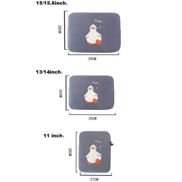 ซองใส่แล็ปท็อปลายการ์ตูนน่ารักสำหรับเด็กผู้หญิง2คน11-13-14-15-15-6นิ้วสำหรับ-macbook-air-ipad-pro-11-12-9แล็ปท็อป-asus-ถุงกระเป๋าสะพาย