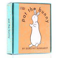 Pat the bunny English picture book pat the bunny picture book touch Book pat the Bunny Baby early education puzzle book parent-child game paperboard Book Childrens English picture book enlightenment childrens book