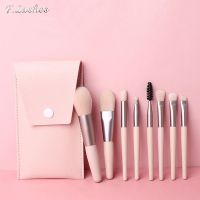 HOT TIQAIASGOP 105 ชุดแปรงแต่งหน้า4/6/8ชิ้นพร้อมกระเป๋า Lip Eye Shadow Brush Professional Cosmetic Brushes Kit Travel Mini Makeup Brush Beauty Tool