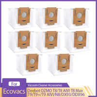 ถุงเก็บฝุ่นสำหรับ Ecovacs Deebot OZMO T8 AIVI T8 Max T9 T9 Series เครื่องดูดฝุ่นทิ้งถุงขยะอุปกรณ์เสริม