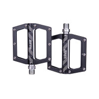 ZTTO MTB CNC Aluminum Alloy Bearings Pedal Bike flat Pedal Road Gravel Bike Lightweight 8 pins pedal for XC AM JT04