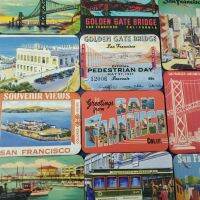 24 Pcs fridge magnets set San Francisco scenery home deco tourism souvenir magnet for refrigerator magnet magnetic sticker paste