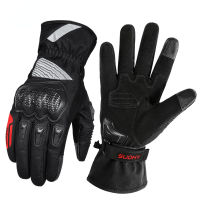 Suomy รถจักรยานยนต์ถุงมือ100 กันน้ำ windproof ฤดูหนาว WARM guantes Moto luvas Touch Screen รถจักรยานยนต์ถุงมือป้องกัน