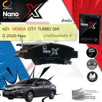 &amp;lt; Compact เกรดท็อป รุ่นใหม่ &amp;gt; ผ้าดิสเบรคหน้า ผ้าดิสเบรคหน้า Honda City Turbo GN1 1.0 Turbo ปี 2020-Now Compact NANO X DEX 744 ปี 20,21, 63,64