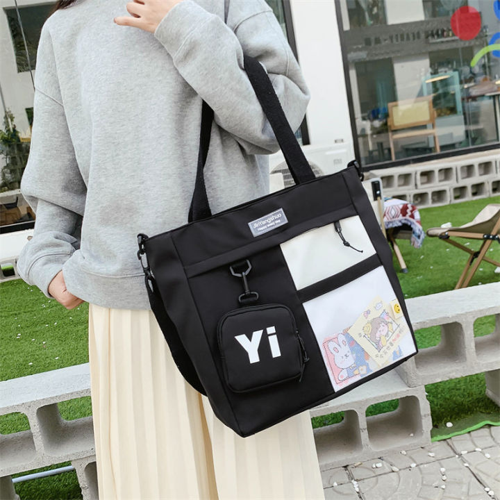 canvas-bag-female-shoulder-bag-ins-style-large-capacity-student-class-portable-book-bag-make-up-class-book-holding-shoulder-bag-female