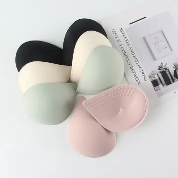 3 Pairs Round Bra Inserts (Light & Soft) Breathable And Sewed Bra Pads for  Cup A/B/C/D/E/F