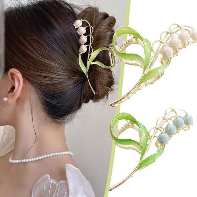 Orchid Pearl Tassel Catches The Branches And Catches Exquisite Forest The On Back Wind Girl Hairpin Of Head INS Shark Y8K7