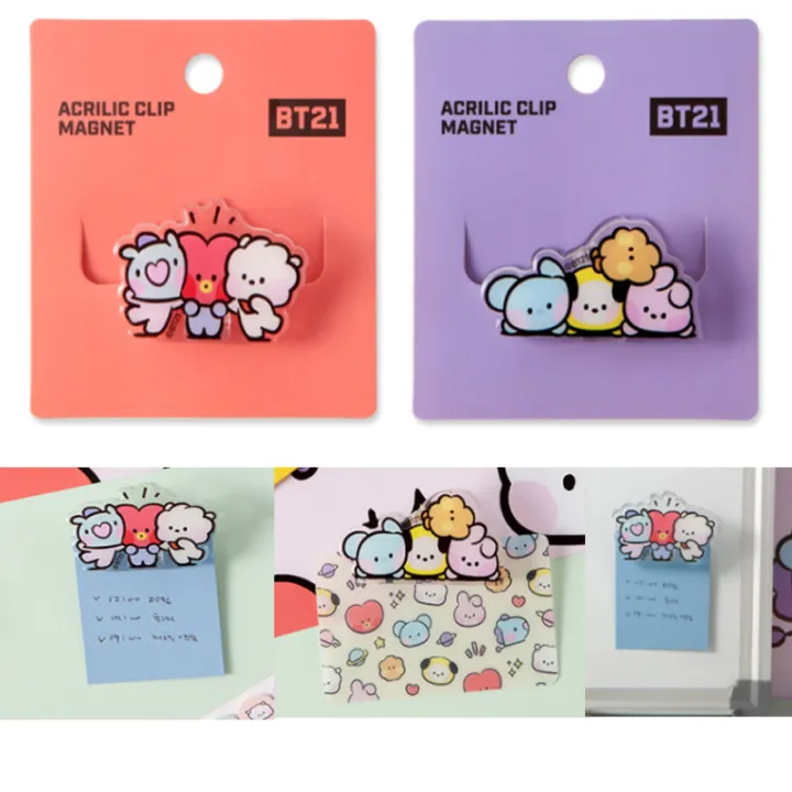 BTS BT21 Minini Official Acrylic clip magnet | Lazada PH