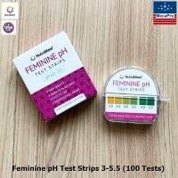 NutraBlast® Feminine pH Test Strips 3-5.5 (100 Tests) แถบทดสอบค่า pH ทางช่องคลอด ผลิตภัณฑ์สำหรับจุดซ่อนเร้น