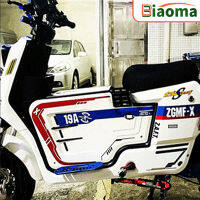 Biaoma Super electric bicycle accessory accessories electric bike storage box electric bike with rear view mirror motorcycle tail box size medium