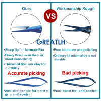 สองประเภททางเลือกผู้ถือเข็มโลหะผสมไทเทเนียม Autoclavable เครื่องมือผ่าตัดตา
