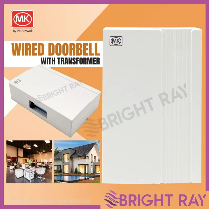 MK D838 Wired Doorbell Mechanical Striking Wired Door Bell Doorbell