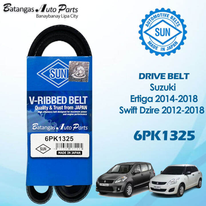 6PK1325 ALTERNATOR DRIVE BELT SUZUKI ERTIGA 20142018 / SWIFT DZIRE