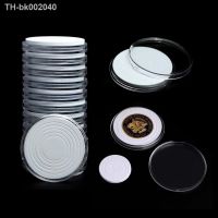 ☃ 10Pcs 46mm Transparent Coin Capsule Holder Storage Box Case with 19mm/24mm/29mm/34mm/39mm DIa. Gasket for Collectable Coin Medal