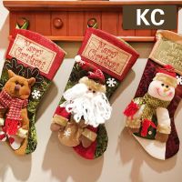 Christmas Stocking Gift Bag Christmas Decoration Stocking Christmas Eve Gift Childrens Christmas Tree Pendant Goodie Bag Socks Tights