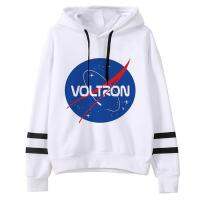 Voltron เสื้อมีฮู้ดสไตล์เกาหลีสำหรับผู้หญิง,เสื้อสวมหัวแนวสตรีทเสื้อเชิ้ตมีฮู้ดวินเทจมีอารมณ์ขันสไตล์เกาหลี