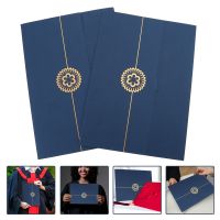 Diploma Certificate Holder Covers Paper Graduation Folders Document Folder Paddedholders Sleeve Frame Blue Folder