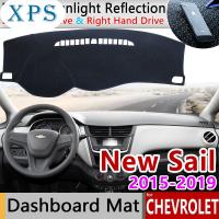 Xps สำหรับ Chevrolet Sail 2015 2016 2017 2018 2019กันแดดป้องกันเสื่อกันลื่นแผ่นคลุมแผงหน้าปัดรถยนต์