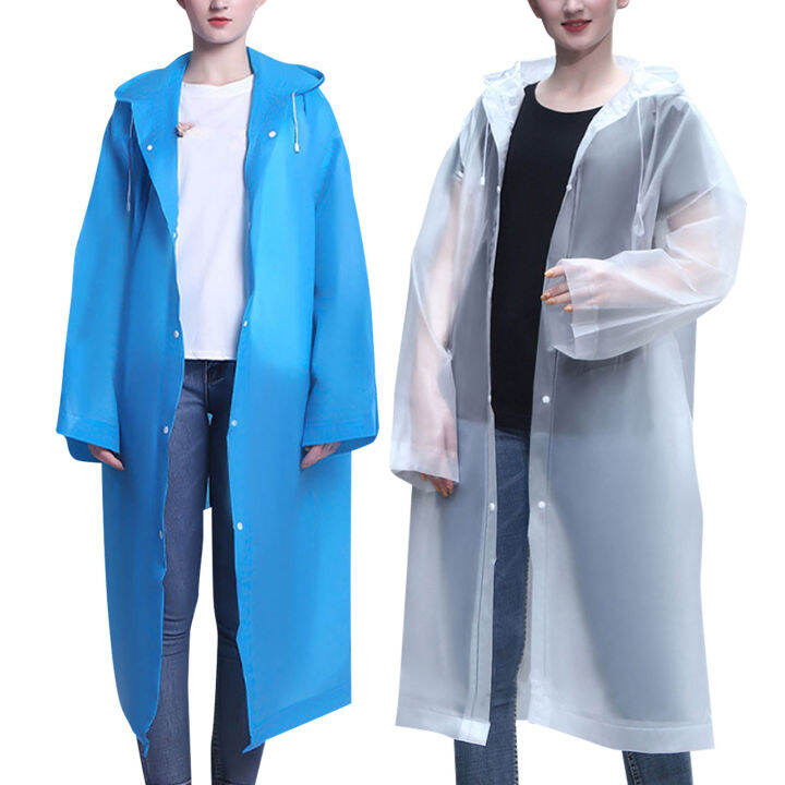 [Malaysia Stock,ThreeDay Delivery] Transparent Raincoat Antisplash Rainwear EVA Rain Cape