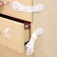 2pcs Child Safety Cabinet Lock Baby Proof Security Protector Drawer Door Cabinet Lock Plastic Protection Kids Safety Door Lock