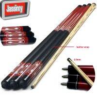 【LZ】☃﹍  SC003 red Snooker ball arm cues 9.5mm rubber wood Pool cues in 1/2 split Joint leather wrap Billiards accessories