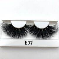 【❉HOT SALE❉】 bu3797 Mikiwi ขนตามิงค์3d ยาว25มม. E01ขนตามิงค์ความยาวพิเศษปริมาตรแผ่นติดขนตาขนตาปลอมหนา