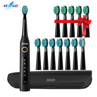 Seago Sonic Electric Toothbrush 5 Modes Smart Timer for s USB Rechargeable SG-507 with Replaceable Brush Heads Refills Gift