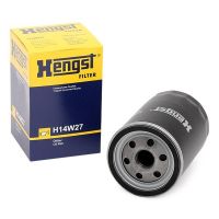 VW AUDI กรองเครื่อง (Oil Filter) ยี่ห้อ HENGST H14W27 รุ่น Passat 2.0 , 1.8 A4 1.8