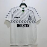 2022 2023 ล่าสุด เสื้อกีฬาแขนสั้น ลายทีมชาติฟุตบอลชั้นนํา 1986 86 Spurs Club ชุดเยือน สีขาว สไตล์วินเทจ คลาสสิก