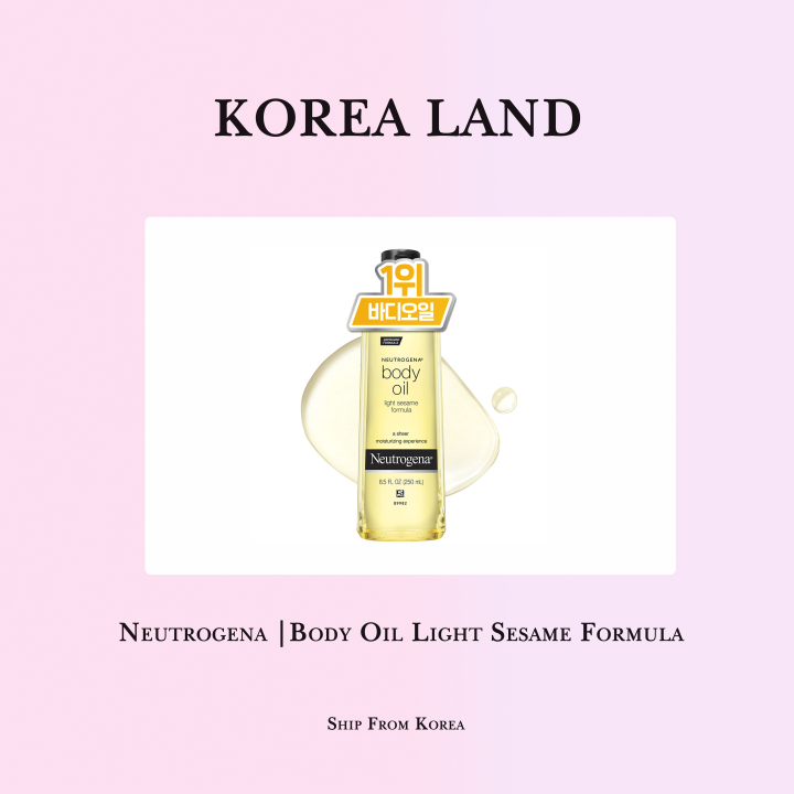 Neutrogena Body Oil Light Sesame Formula For Dry Skin (250ml) Lazada